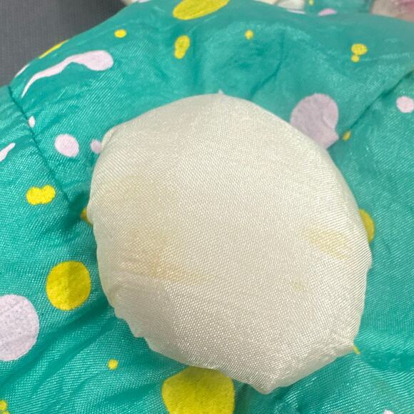 VTG Hallmark Crayola Bunny Plush 1993 Easter Rabbit Toy Pink Ears Hat Outfit 18" - Picture 14 of 16